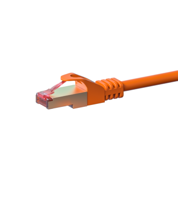 CAT6 S/FTP (PIMF) patchkabel 10m oranje