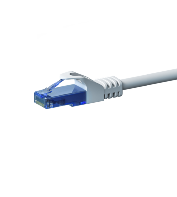 UTP CAT6a patchkabel 0,25m wit - 100% koper