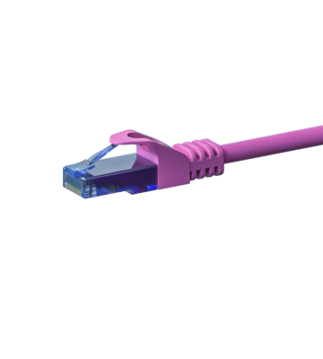 UTP CAT6a patchkabel 20m roze - 100% koper