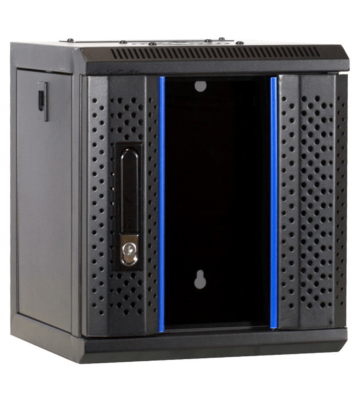 10 inch 4U Patchkast met glazen deur 312x310x264mm (BxDxH)