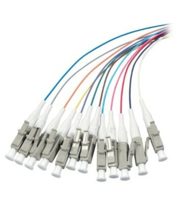 OM4 glasvezel pigtail gekleurde set LC OM4 glasvezel pigtail gekleurde set LC - 12 stuks