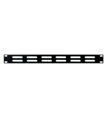 19 inch Ventilatie paneel Zwart - 1U