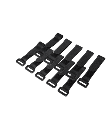 Kabelriem - zwart- 10 stuks