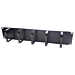 19 inch kabelhouder metaal 2U