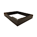 Sokkel voor 19" patchkasten, afmetingen: (BxDxH) 600x600x150mm, zwart