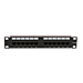 10 inch CAT6a UTP patchpaneel - 12 poorts