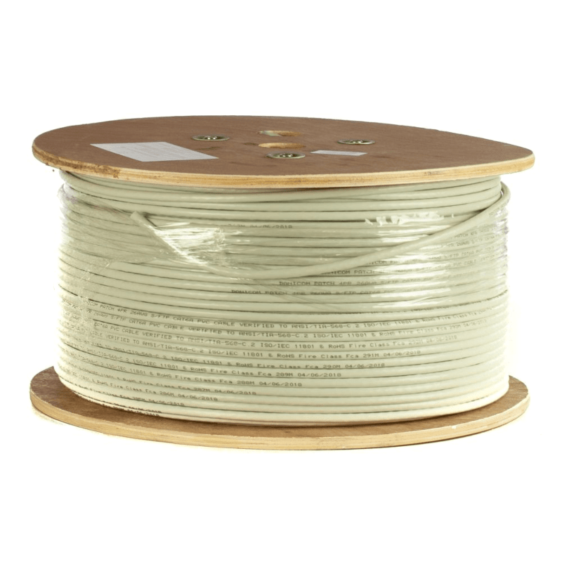 DANICOM 100% koper CAT6 UTP 500m kabel op rol stug - LSZH (Cca)