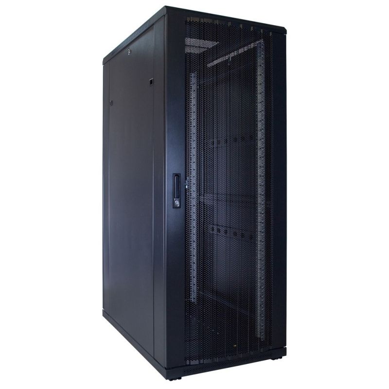 32U Patchkast met geperforeerde deur 600x1000x1600mm (BxDxH)