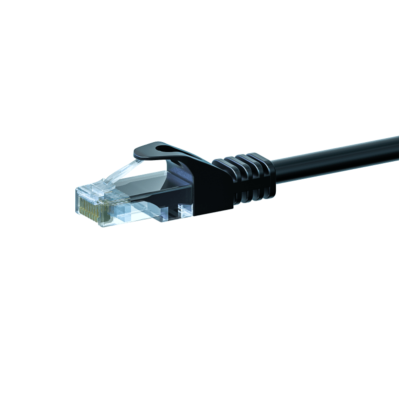 UTP CAT5e patchkabel 30m zwart - 100% koper