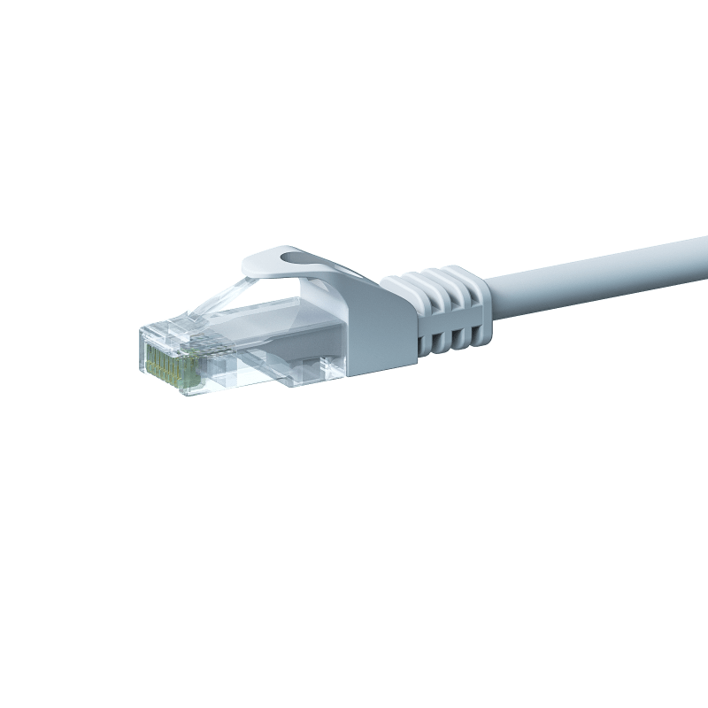 UTP CAT5e patchkabel 7,50m wit - 100% koper