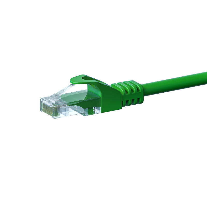 UTP CAT5e patchkabel 7,50m groen - 100% koper