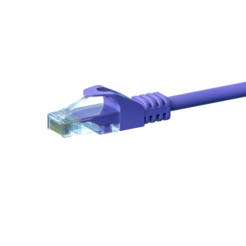 UTP CAT5e patchkabel 30m paars - 100% koper