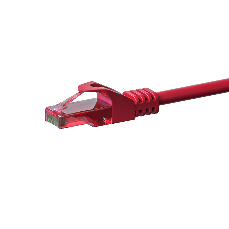 UTP CAT6 patchkabel 2m rood - 100% koper