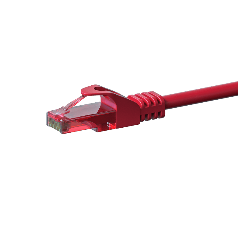 UTP CAT6 patchkabel 7,50m rood - 100% koper