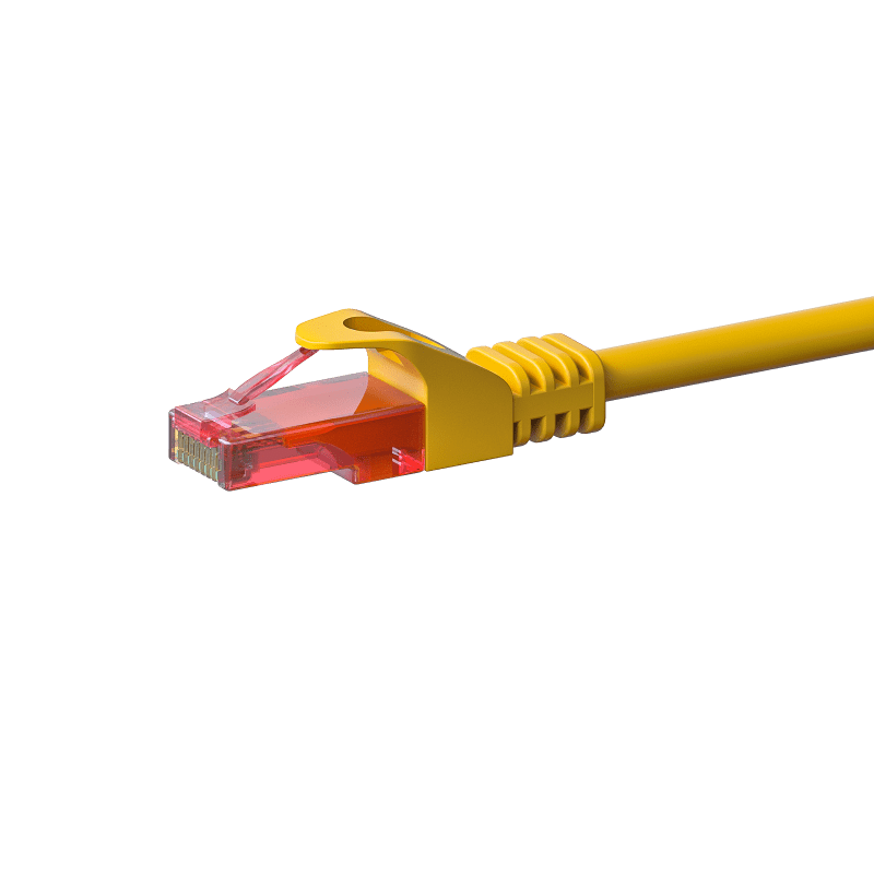 UTP CAT6 patchkabel 10m geel - 100% koper