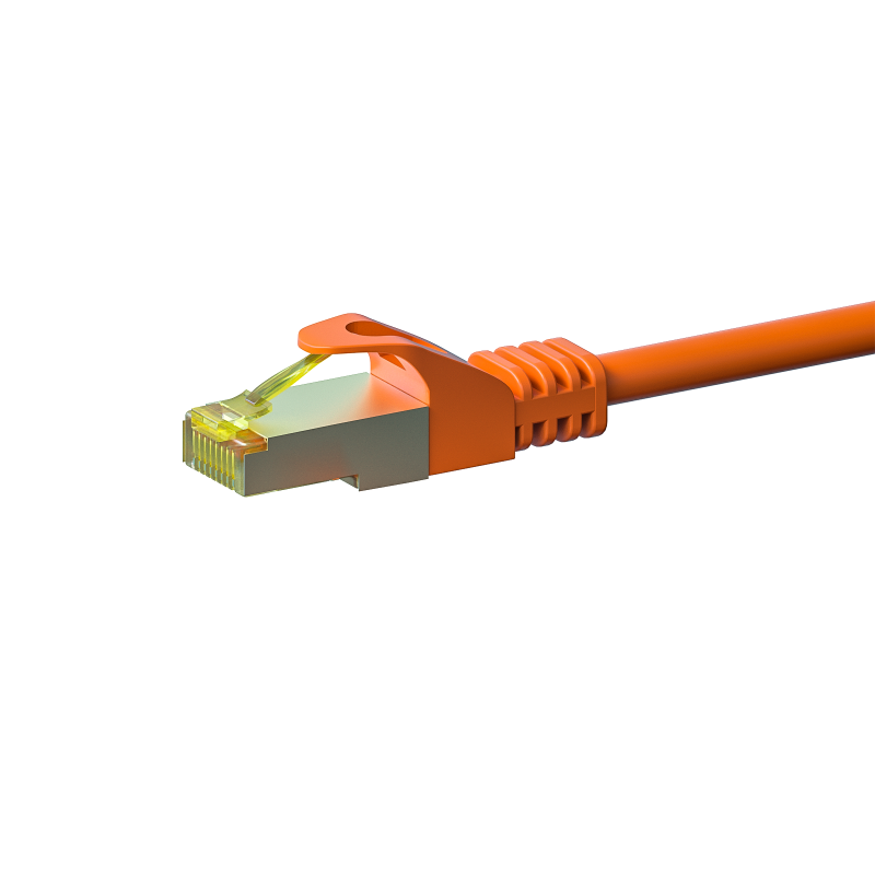 Cat7 S/FTP (PIMF) patchkabel 1m oranje