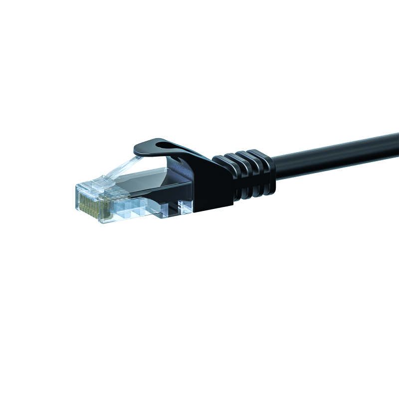 CAT5e patchkabel 7,5m zwart - CCA