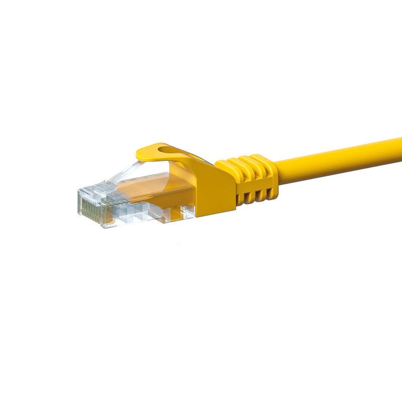 CAT5e patchkabel 20m geel - CCA