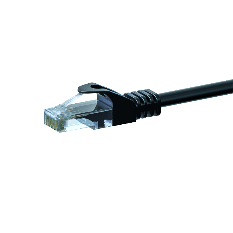 Cat6 1,5m zwart UTP patch kabel - CCA