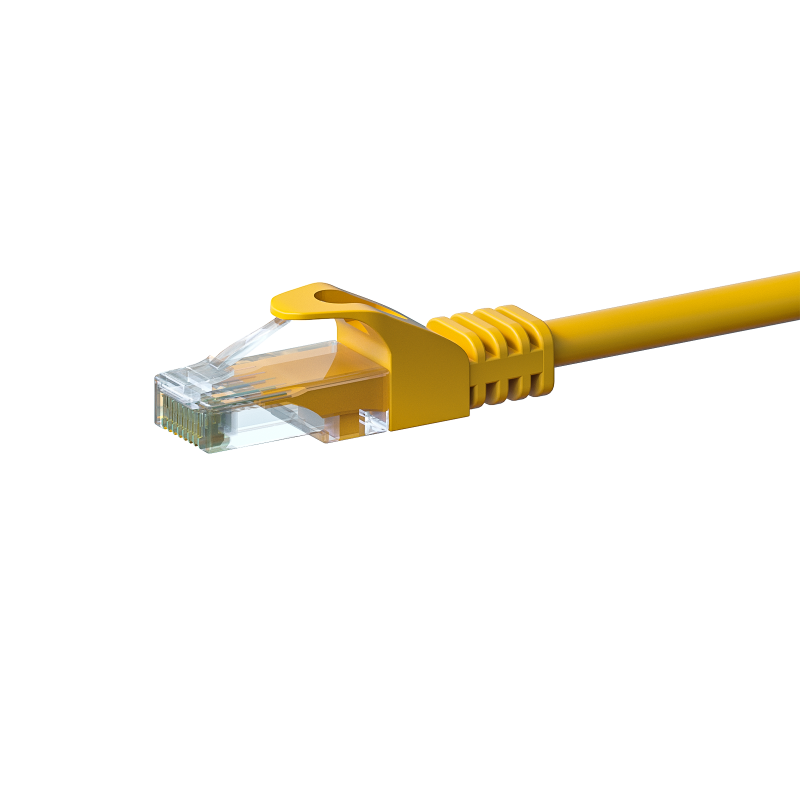 Cat6 1,5m geel UTP patch kabel - CCA