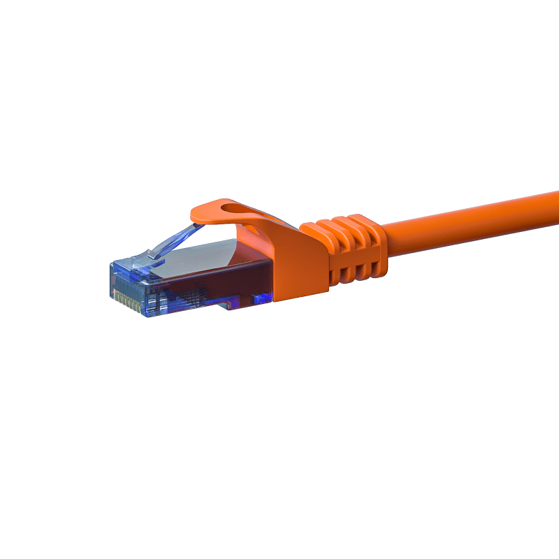 UTP CAT6a patchkabel 3m oranje - 100% koper