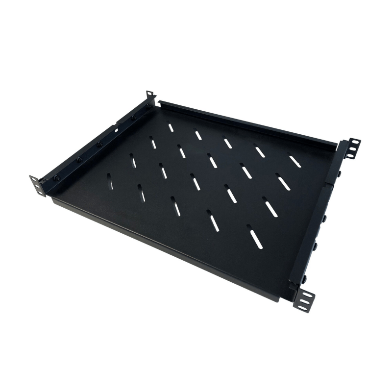 Verstelbaar legbord van 550mm tot 790mm diepte voor serverkast, max. 60 kg