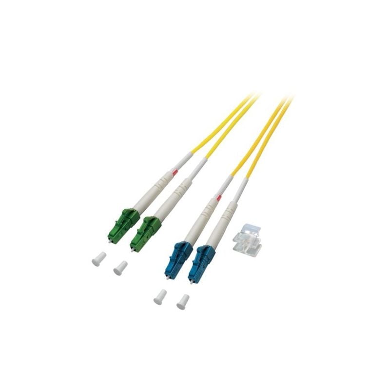OS2 duplex glasvezel kabel LC/APC-LC 15m