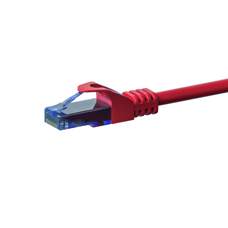 UTP CAT6a patchkabel 5m rood - 100% koper