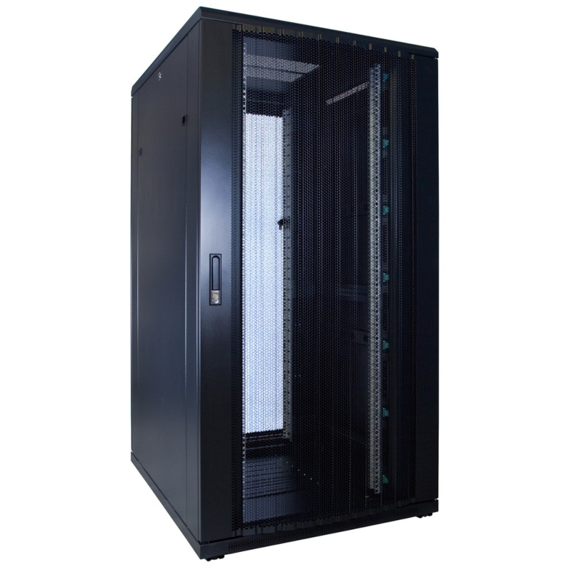 32U Patchkast met geperforeerde deur 800x1200x1600mm (BxDxH)