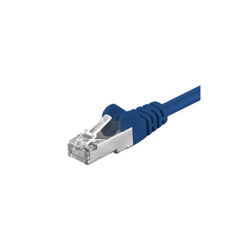 CAT5e FTP patchkabel 0,5m blauw