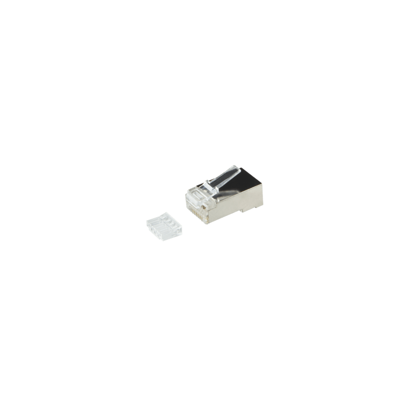 CAT6a Connector RJ45 met hulpstuk - Shielded - voor soepele kabels