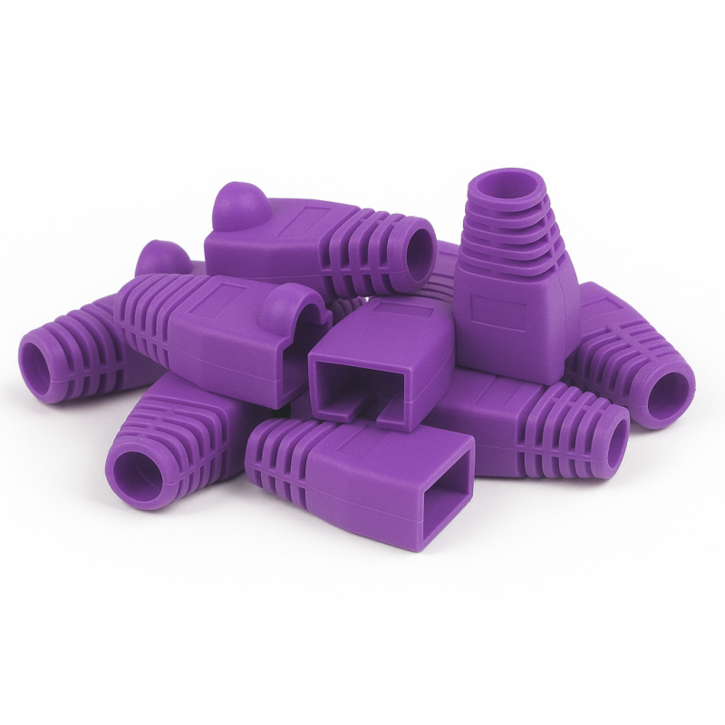 DANICOM RJ45 Kabeltule Paars - 10 stuks