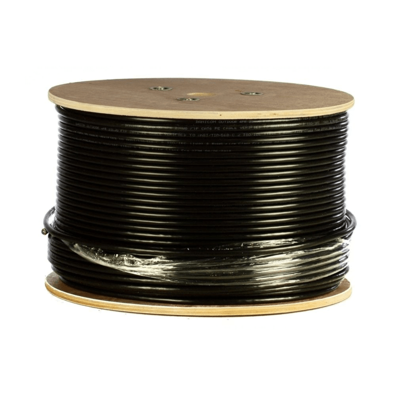 DANICOM CAT7 S/FTP 305m Buitenkabel op rol stug -  PE (Fca)