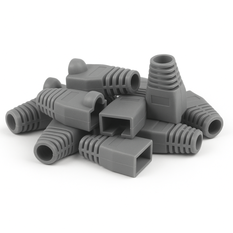 DANICOM RJ45 Kabeltule Grijs Large - 10 stuks