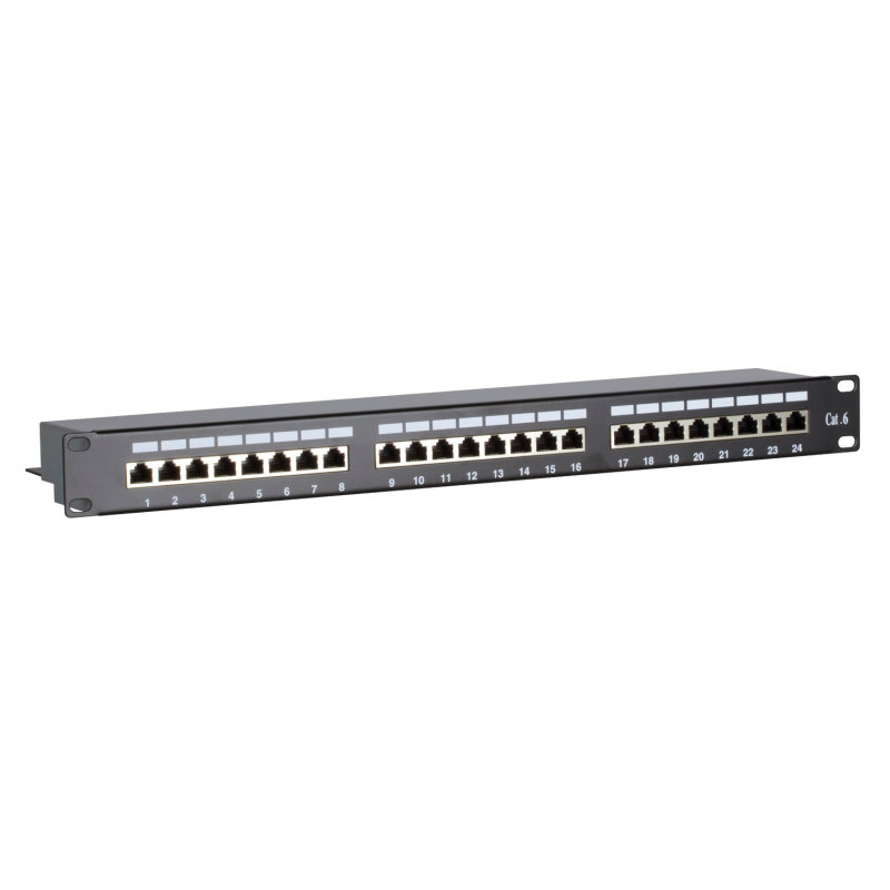 Patchpaneel Cat6 FTP 24 poorts