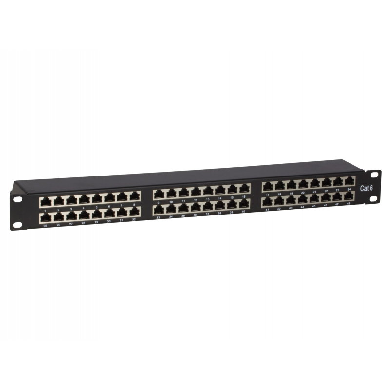 Patchpaneel Cat6 FTP 48 poorts
