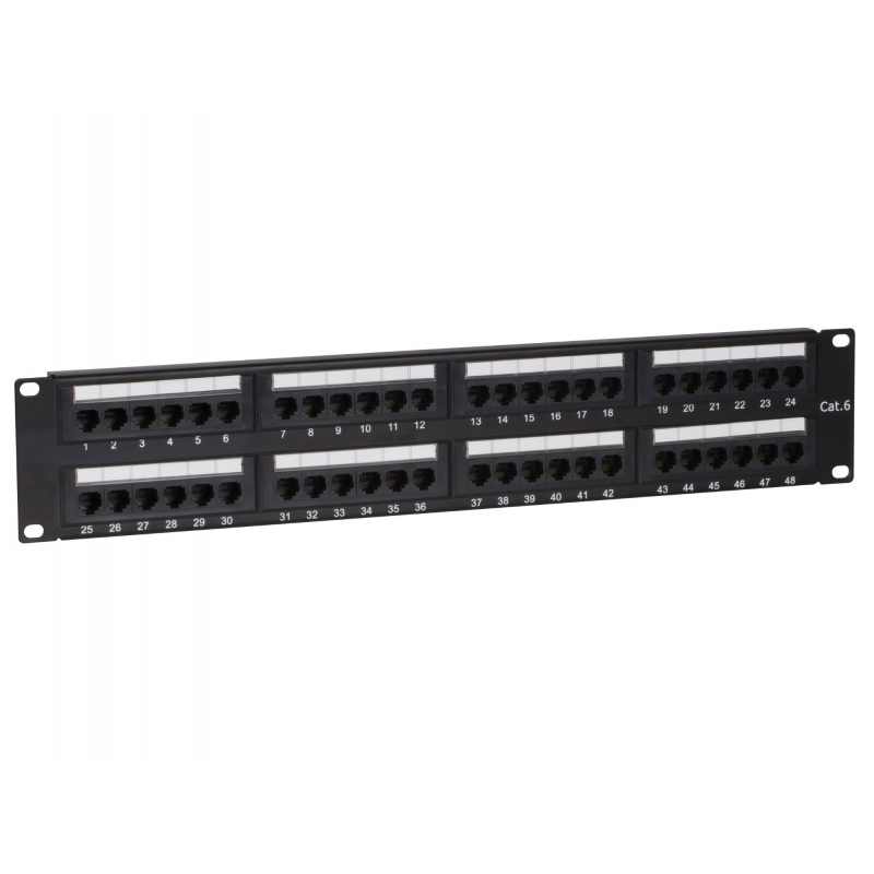 Patchpaneel Cat6 UTP 48 ports