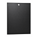 9U zijpaneel voor 10" serverkasten - 450mm diep met slot
