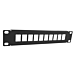 UTP patchpaneel voor keystones - 10 poorts
